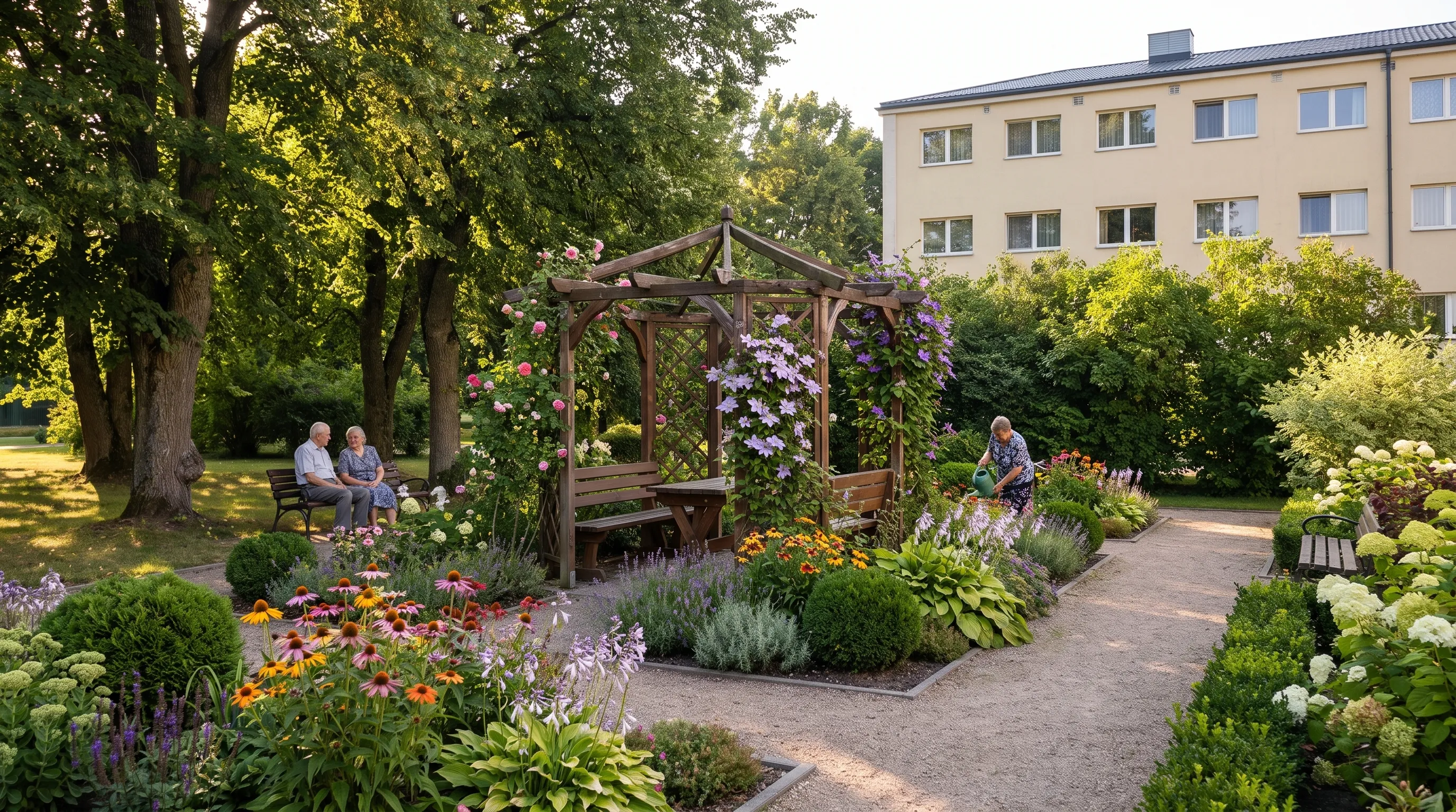 Sodo terasa poilsiui ir pokalbiams